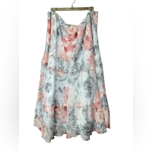 NZ Y2K maxi ruffle skirt